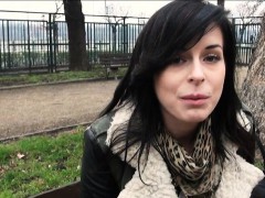 Sexy amateur Czech girl screwed hard by stranger for money