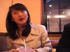 Beautiful Japanese babe gets pumped full of hard meat and f