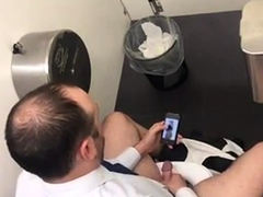 Str8 spy daddy in public toilet part 2